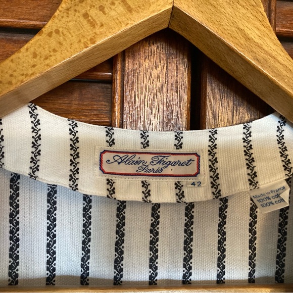 Vintage Alain Figaret puff sleeve blouse - Picture 2 of 4